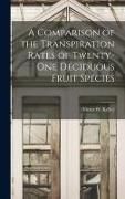 Produktbild: A Comparison of the Transpiration Rates of Twenty-one Deciduous Fruit Species