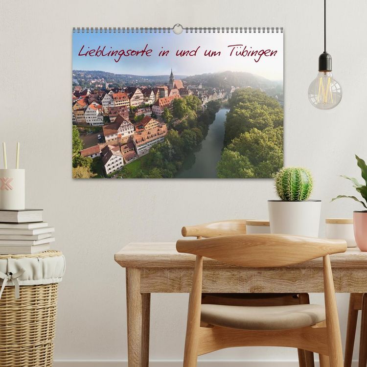 Produktbild: Lieblingsorte in und um T&uuml;bingen (Wandkalender 2026 DIN A3 quer), CALVENDO Monatskalender