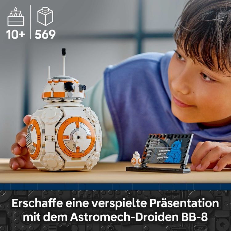 Produktbild: LEGO Star Wars Der Astromech-Droide BB-8 - Spielzeug ab 10 Jahren 75452