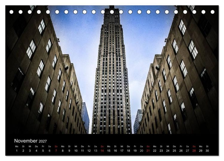 Produktbild: New York feeling (Tischkalender 2027 DIN A5 quer), CALVENDO Monatskalender