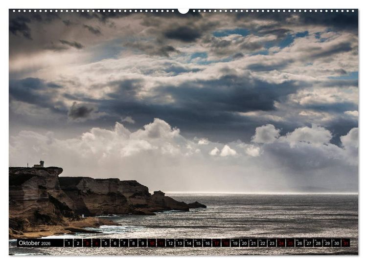 Produktbild: Bonifacio. Korsika (hochwertiger Premium Wandkalender 2026 DIN A2 quer), Kunstdruck in Hochglanz