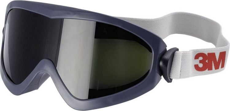 Produktbild: 3M 2895S Vollsichtbrille Schwarz, Wei&szlig; EN 169 DIN 169