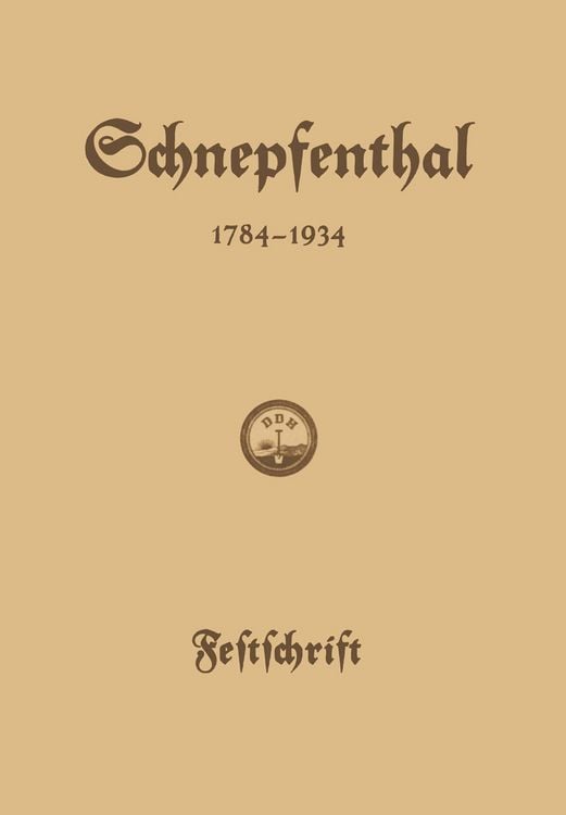 Produktbild: Die Erziehungsanstalt Schnepfenthal 1784&ndash;1934