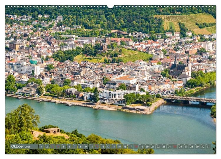 Produktbild: Bingen - Tor zum Mittelrhein (Wandkalender 2026 DIN A2 quer), CALVENDO Monatskalender