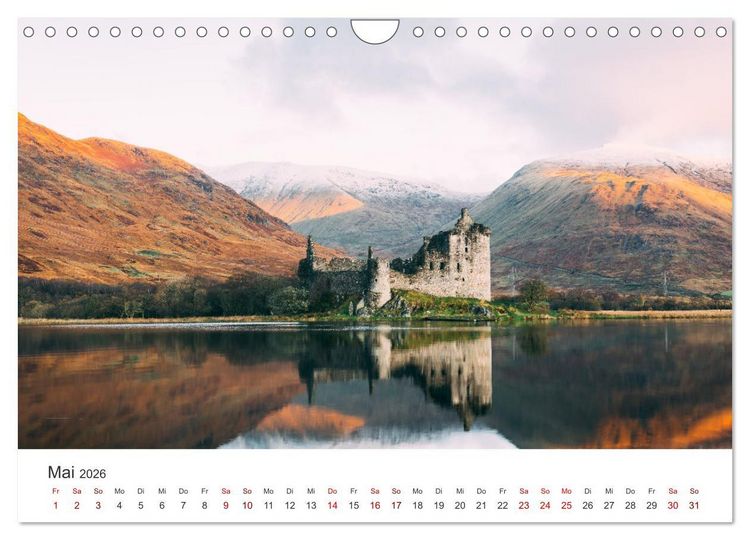 Produktbild: Schottland - Wundersch&ouml;ne Landschaften und einzigartige Natur. (Wandkalender 2026 DIN A4 quer), CALVENDO Monatskalender