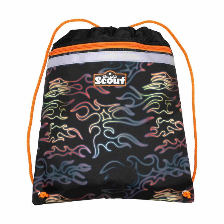Produktbild: Scout Schulranzen Set Neo Safety Light, Schulranzen Set, 4tlg, Flames