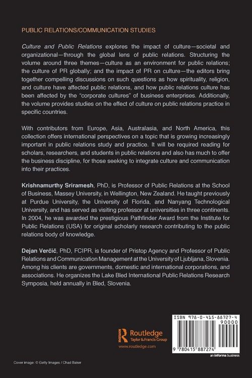 Produktbild: Culture and Public Relations