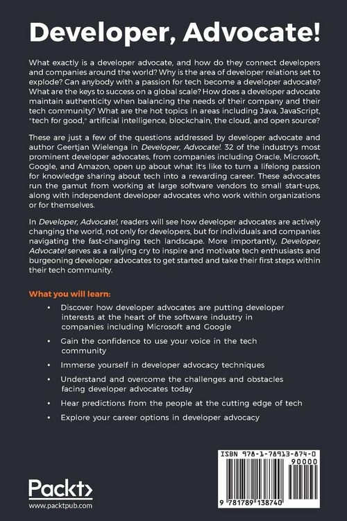 Produktbild: Developer, Advocate!