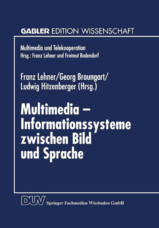 Produktbild: Multimedia - Informationssysteme zwischen Bild und Sprache