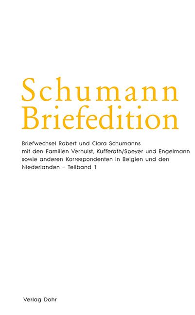Produktbild: Schumann-Briefedition / Schumann-Briefedition II.13