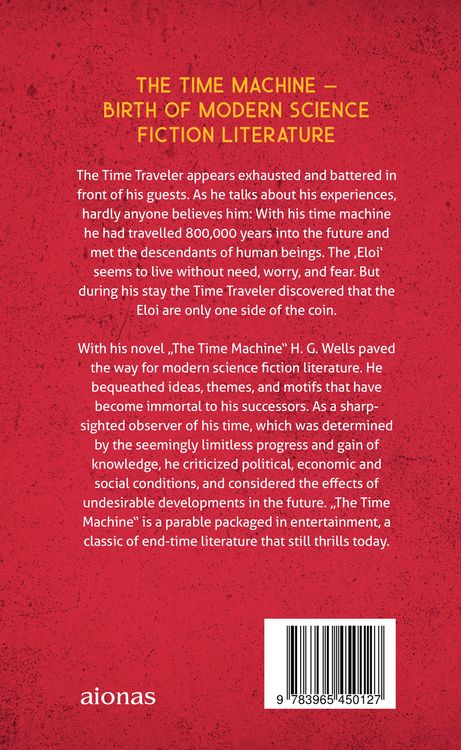 Produktbild: The Time Machine. H. G. Wells (Englische Ausgabe)