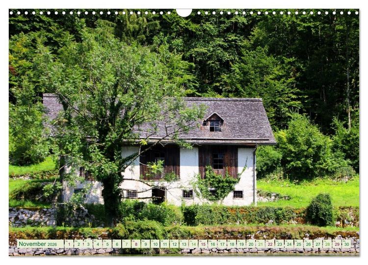 Produktbild: Hallstatt, Marktgemeinde am Hallst&auml;tter See (Wandkalender 2026 DIN A3 quer), CALVENDO Monatskalender