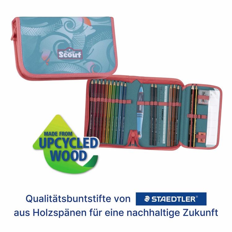 Produktbild: Scout Schulranzen Set Neo Safety Light, Schulranzen Set, 4tlg, Aloha