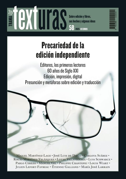 Produktbild: Texturas 58: Precariedad de la edici&oacute;n independiente
