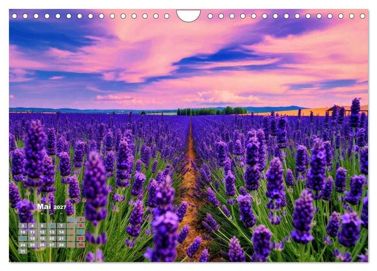 Produktbild: Lavendel f&uuml;r deine Sinne (Wandkalender 2027 DIN A4 quer), CALVENDO Monatskalender
