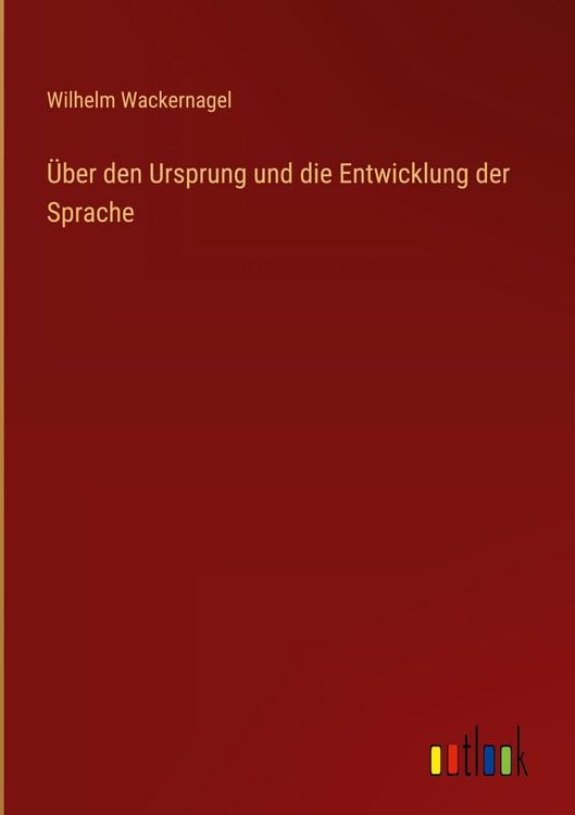 Produktbild: &Uuml;ber den Ursprung und die Entwicklung der Sprache