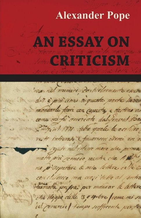 Produktbild: An Essay on Criticism