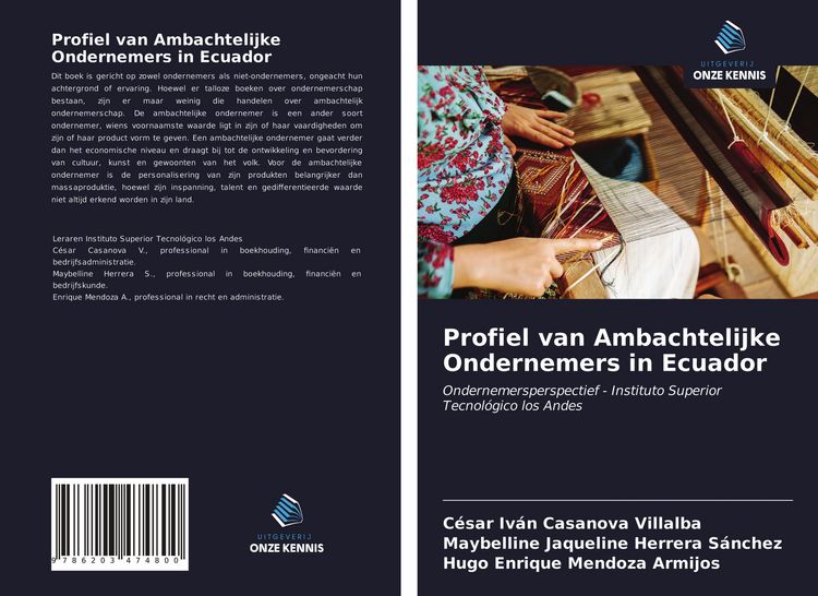 Produktbild: Profiel van Ambachtelijke Ondernemers in Ecuador