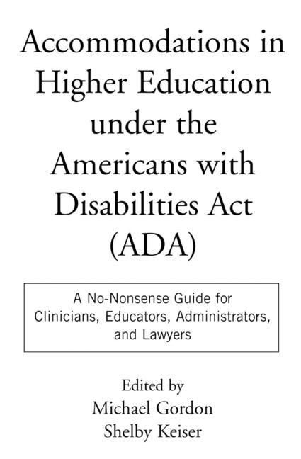 Produktbild: Accommodations in Higher Education Under the Americans with Disabilities ACT