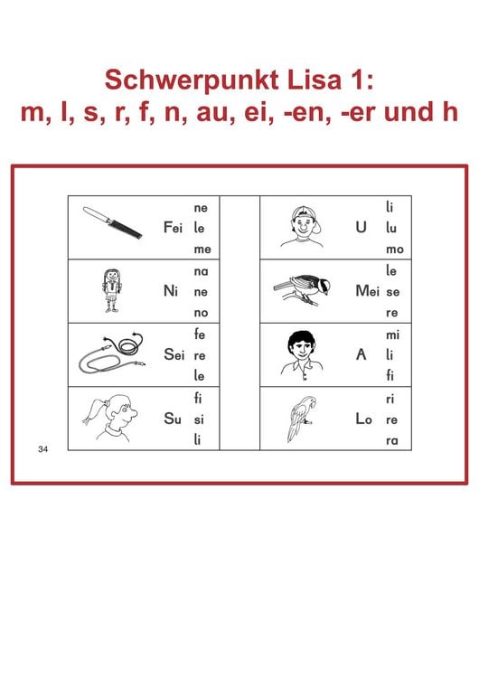 Produktbild: Lesen mit Lisa - Heft 1