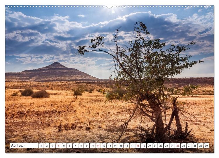 Produktbild: Namibia - Farben und Licht (hochwertiger Premium Wandkalender 2027 DIN A2 quer), Kunstdruck in Hochglanz
