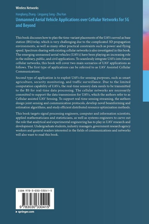 Produktbild: Unmanned Aerial Vehicle Applications over Cellular Networks for 5G and Beyond