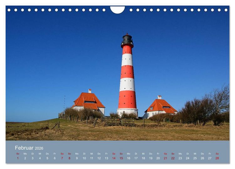 Produktbild: Westerhever (Wandkalender 2026 DIN A4 quer), CALVENDO Monatskalender