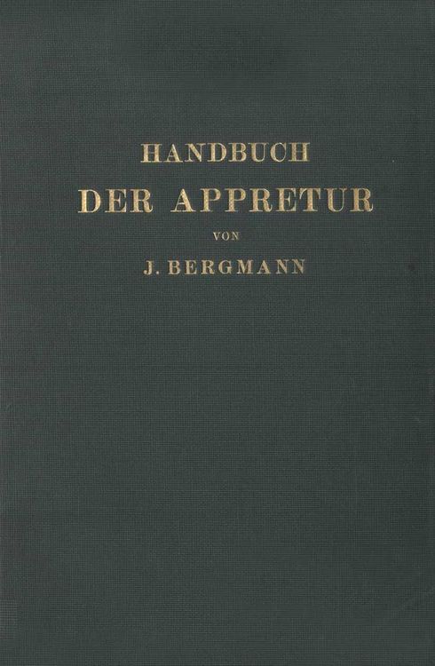 Produktbild: Handbuch der Appretur