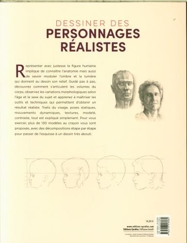 Produktbild: Dessiner des personnages r&eacute;alistes : plus de 130 mod&egrave;les au crayon