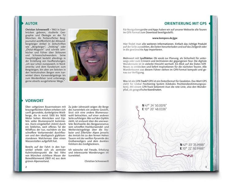 Produktbild: KOMPASS Wanderf&uuml;hrer Isarwinkel, Bad T&ouml;lz, Lenggries, Walchensee, 60 Touren mit Extra-Tourenkarte