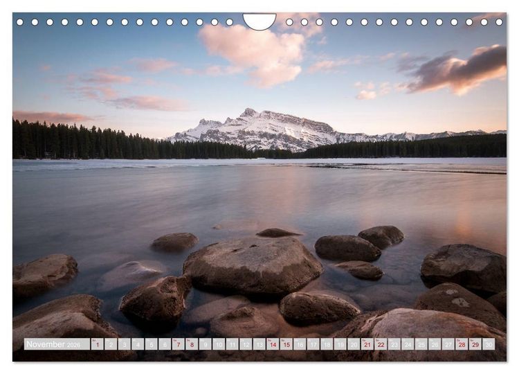 Produktbild: Die kanadischen Rockies (Wandkalender 2026 DIN A4 quer), CALVENDO Monatskalender