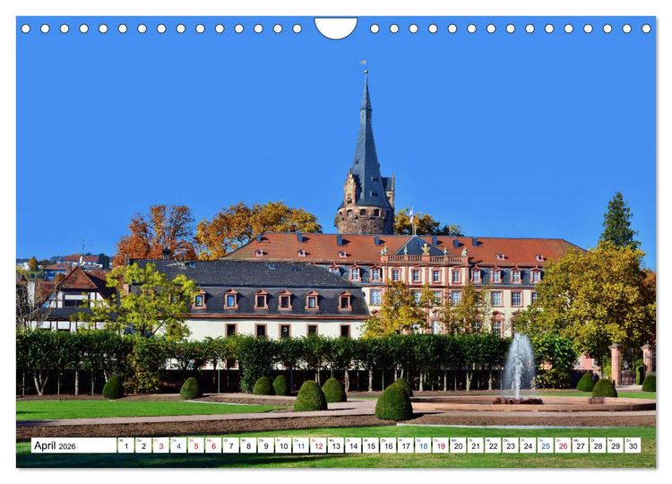 Produktbild: Erbach - Die Odenw&auml;lder Residenzstadt (Wandkalender 2026 DIN A4 quer), CALVENDO Monatskalender