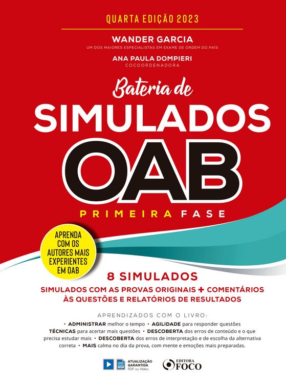 Produktbild: Bateria de Simulados OAB