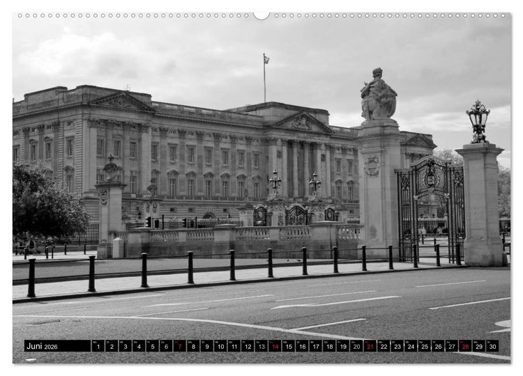 Produktbild: LONDON Stadtansichten (Wandkalender 2026 DIN A2 quer), CALVENDO Monatskalender