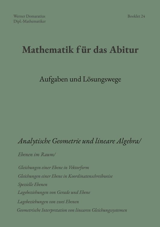 Produktbild: Mathematik f&uuml;r das Abitur