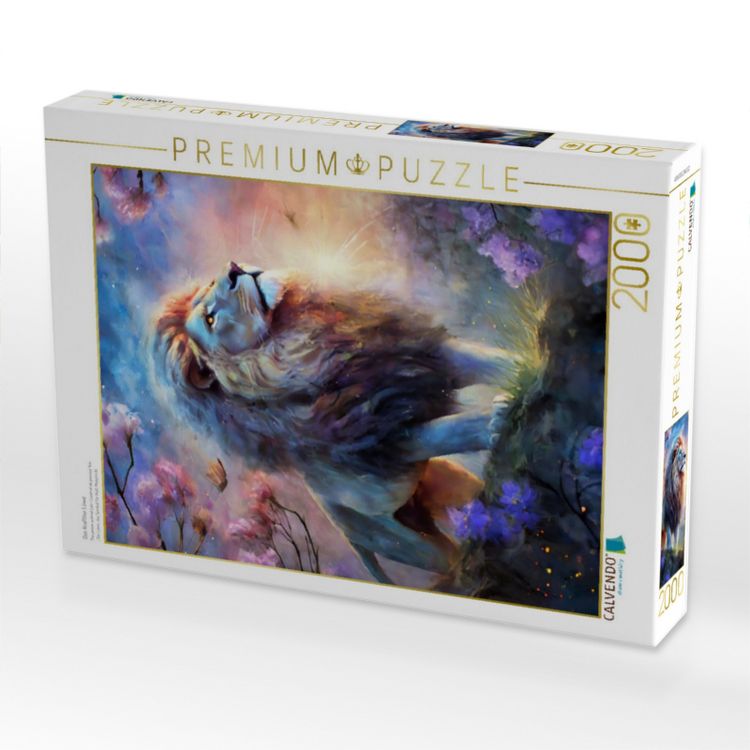 Produktbild: CALVENDO Puzzle Das Krafttier L&ouml;we | 2000 Teile Lege-Gr&ouml;&szlig;e 90x67cm Foto-Puzzle f&uuml;r gl&uuml;ckliche Stunden