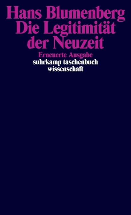 Produktbild: Die Legitimit&auml;t der Neuzeit