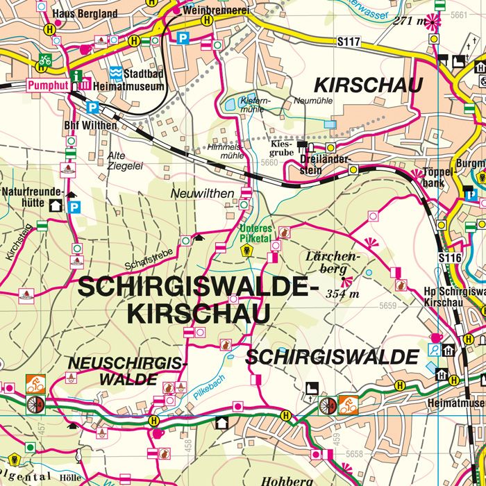 Produktbild: Schirgiswalde-Kirschau und Umgebung - Vatlenberg, Czorneboh, Bieleboh