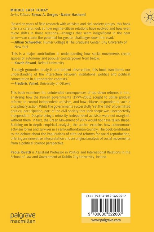 Produktbild: Political Participation in Iran from Khatami to the Green Movement