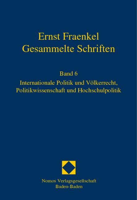 Produktbild: Ernst Fraenkel - Gesammelte Schriften