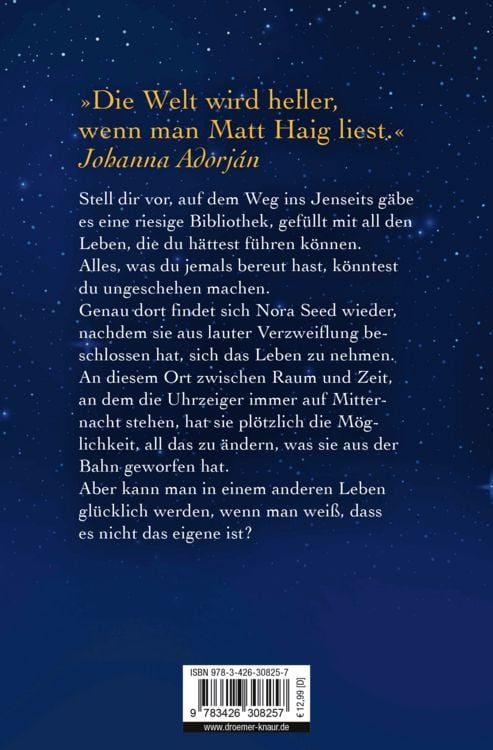 Produktbild: Die Mitternachtsbibliothek