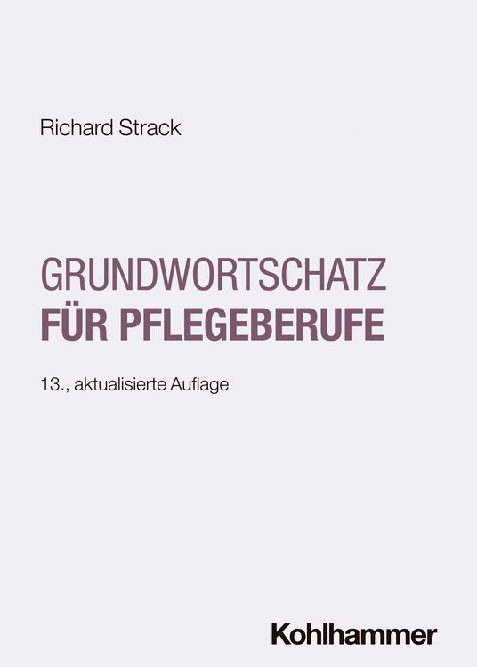 Produktbild: Grundwortschatz f&uuml;r Pflegeberufe
