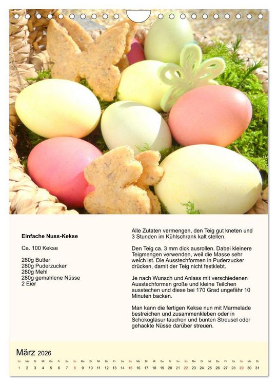 Produktbild: Pl&auml;tzchen. Kekse f&uuml;r das ganze Jahr! (Wandkalender 2026 DIN A4 hoch), CALVENDO Monatskalender