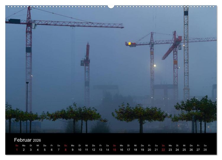 Produktbild: Baustellen (hochwertiger Premium Wandkalender 2026 DIN A2 quer), Kunstdruck in Hochglanz