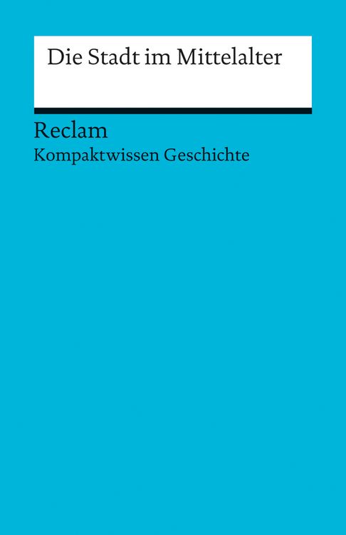 Produktbild: Die Stadt im Mittelalter
