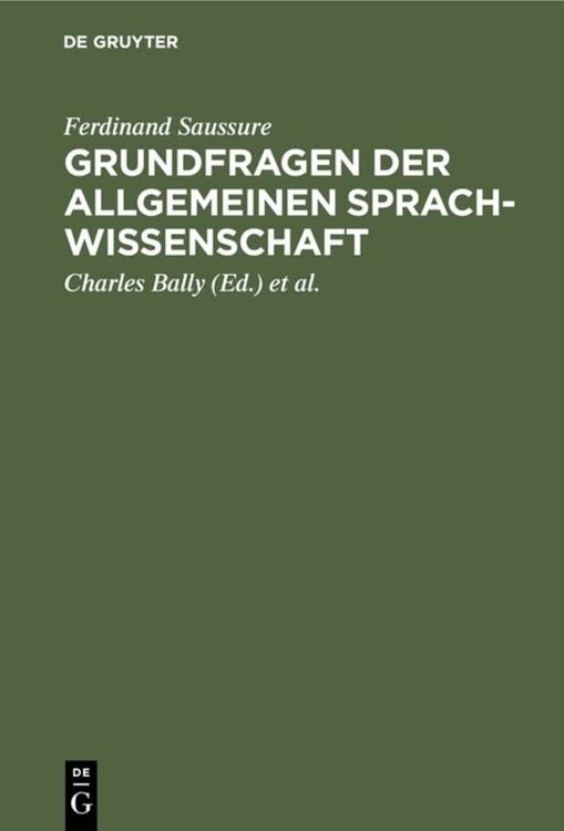 Produktbild: Grundfragen der allgemeinen Sprachwissenschaft