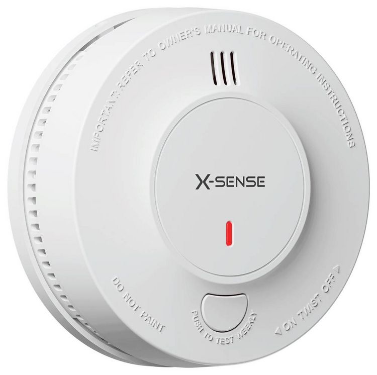 Produktbild: X-Sense SD19 Rauchwarnmelder inkl. 10 Jahres-Batterie batteriebetrieben (B x H x T) 122 x 45 x 122 mm 1 St.