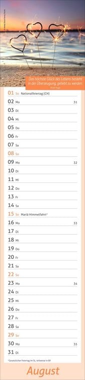 Produktbild: times&more Tage voller Gl&uuml;ck Langplaner 2027
