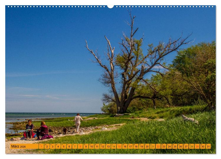 Produktbild: Wismarer Bucht - Impressionen zwischen Kl&uuml;tzer Winkel und der Insel Poel (Wandkalender 2026 DIN A2 quer), CALVENDO Monatskalender