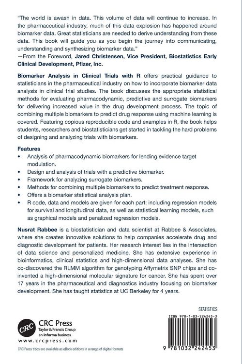 Produktbild: Biomarker Analysis in Clinical Trials with R